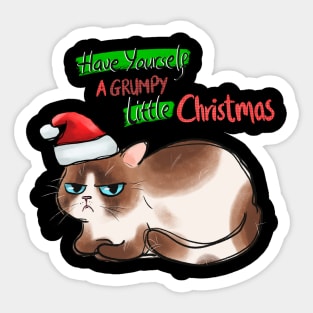 Have Yourself a Grumpy Little Christmas Sticker